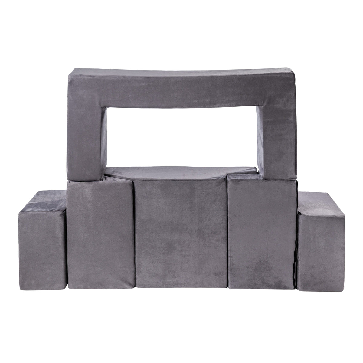 MeowBaby® minkštų kaladėlių rinkinys „Velvet Bricks“
