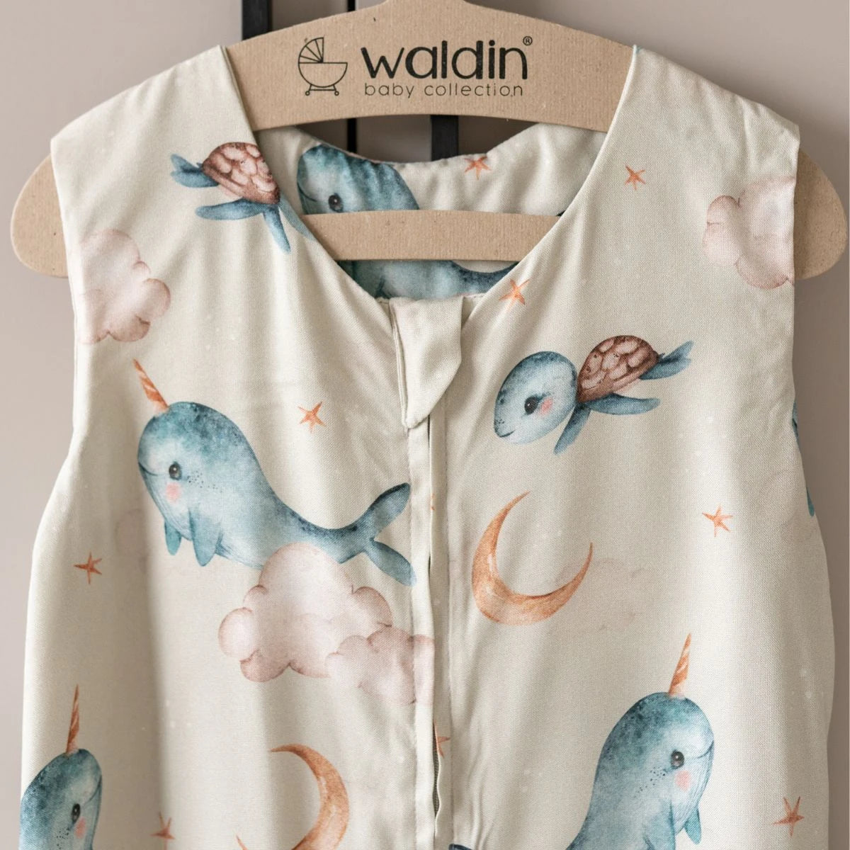 Waldin kūdikio miegmaišis „Banginukai“