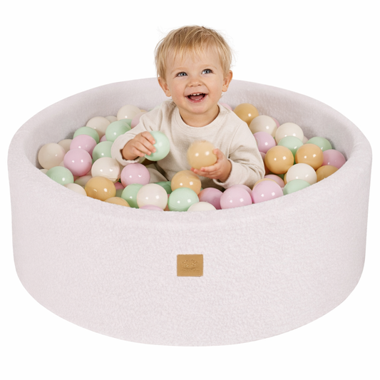 Saugus ir minkštas kamuoliukų baseinas vaikams (90 cm)