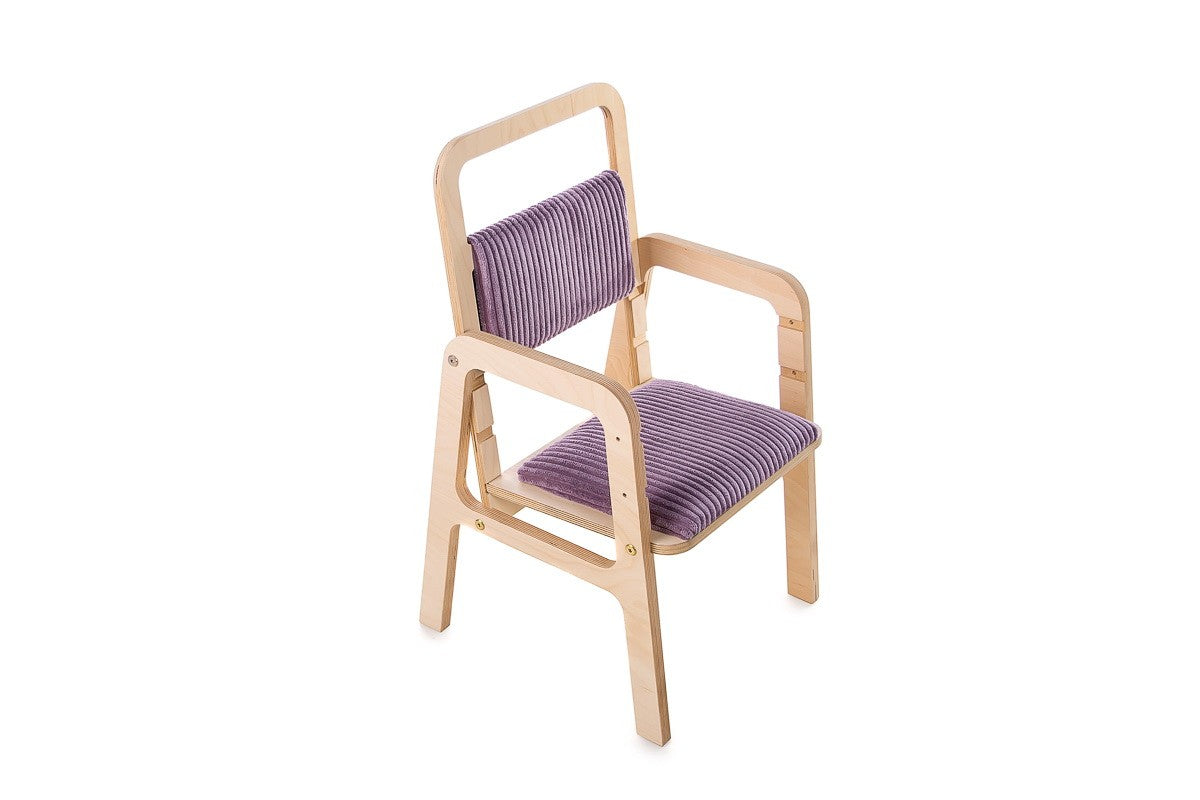 Adjustable Children Chair Luula - Cannon Pink