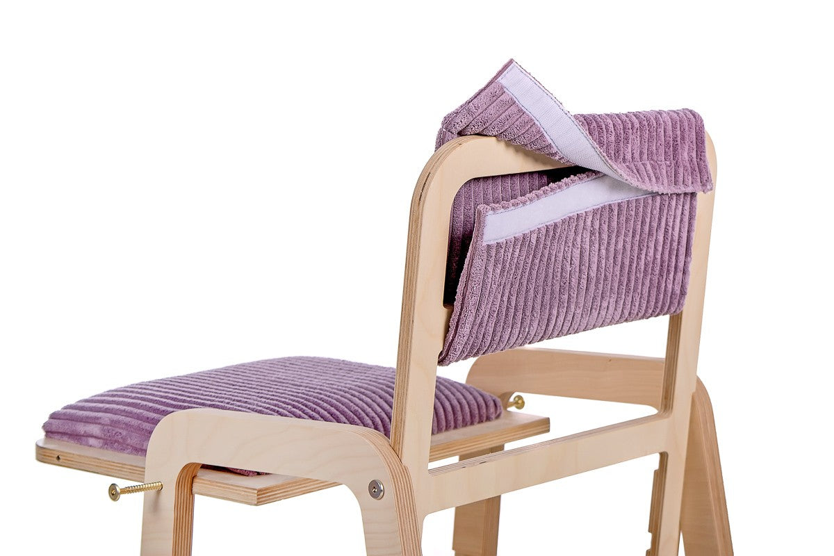 Adjustable Children Chair Luula - Cannon Pink