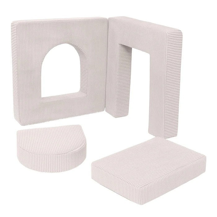 Aesthetic Soft Play Set for Toddlers, 4 Elements - Ecru