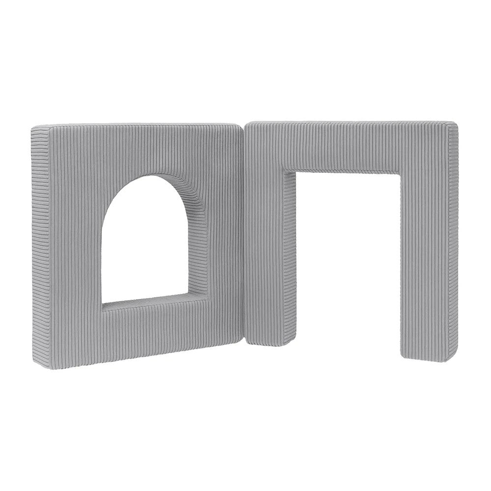 Aesthetic Soft Play Set for Toddlers, 4 Elements - Grey