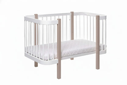 Baby Crib ELIN - Cappuccino/White