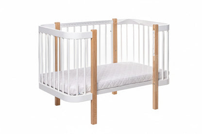Baby Crib ELIN - Natural/White