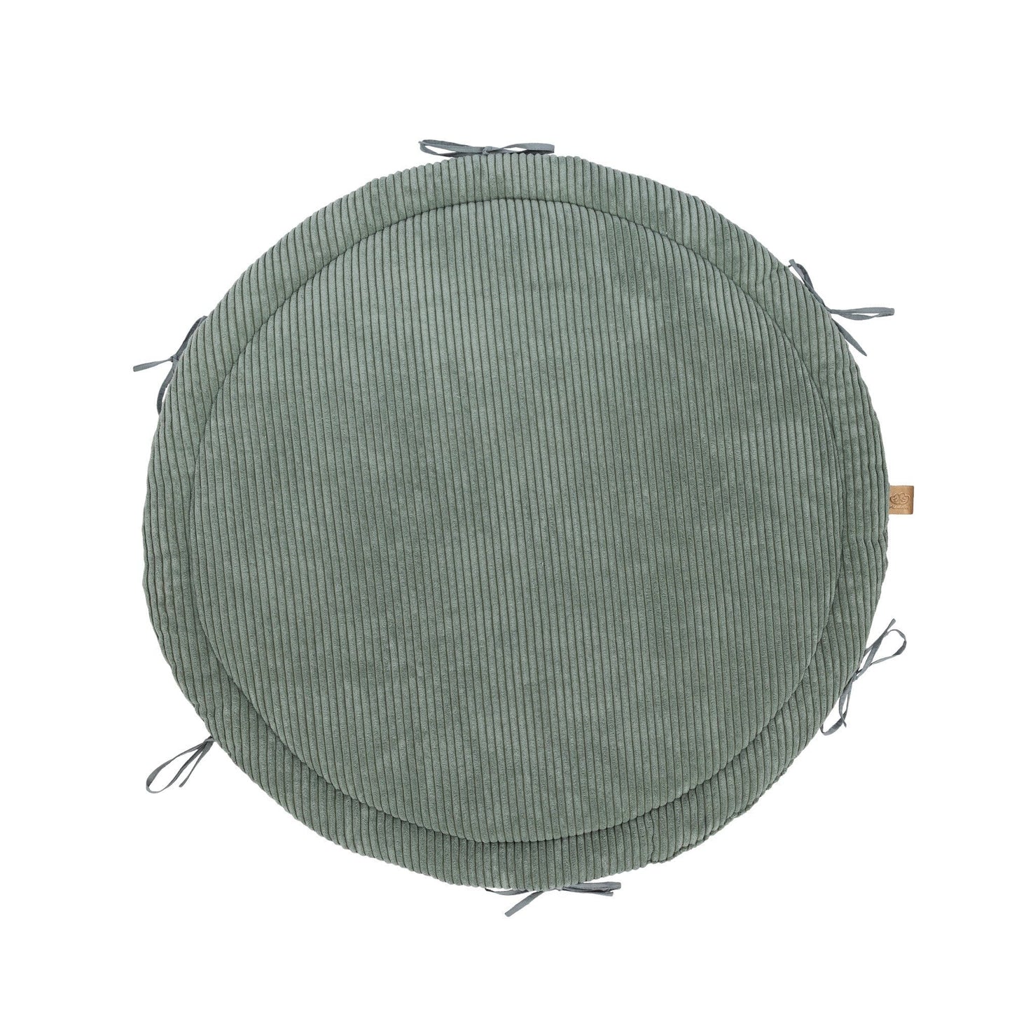 Baby Nest & Play Mat With Crib Bumper Braid - Olive Green