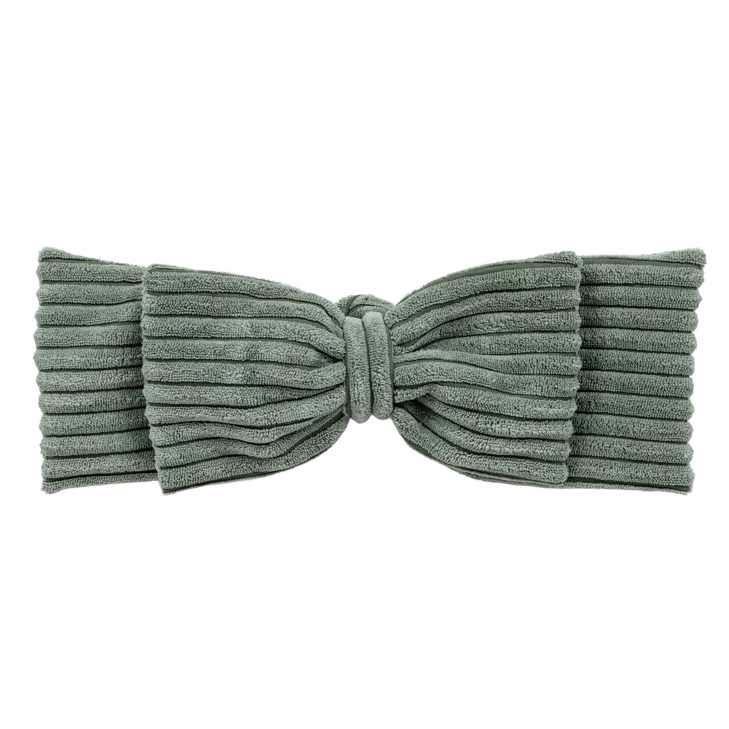 Baby Nest With Braided Bumper - Olive Green