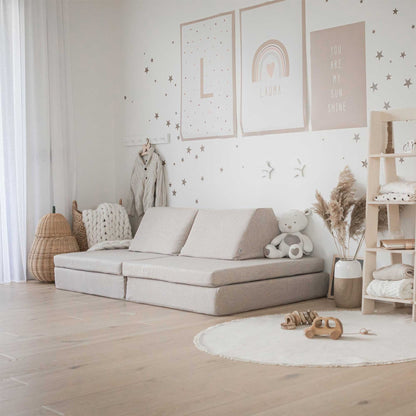 Monboxy aktyvaus žaidimo čiužinių rinkinys – smėlinė spalva