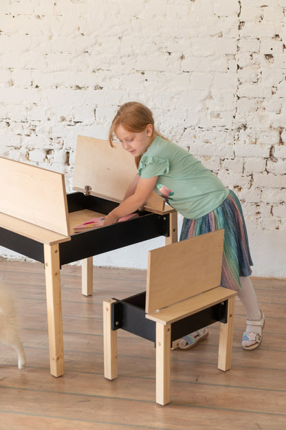 Smart Storage Table and Chair Set