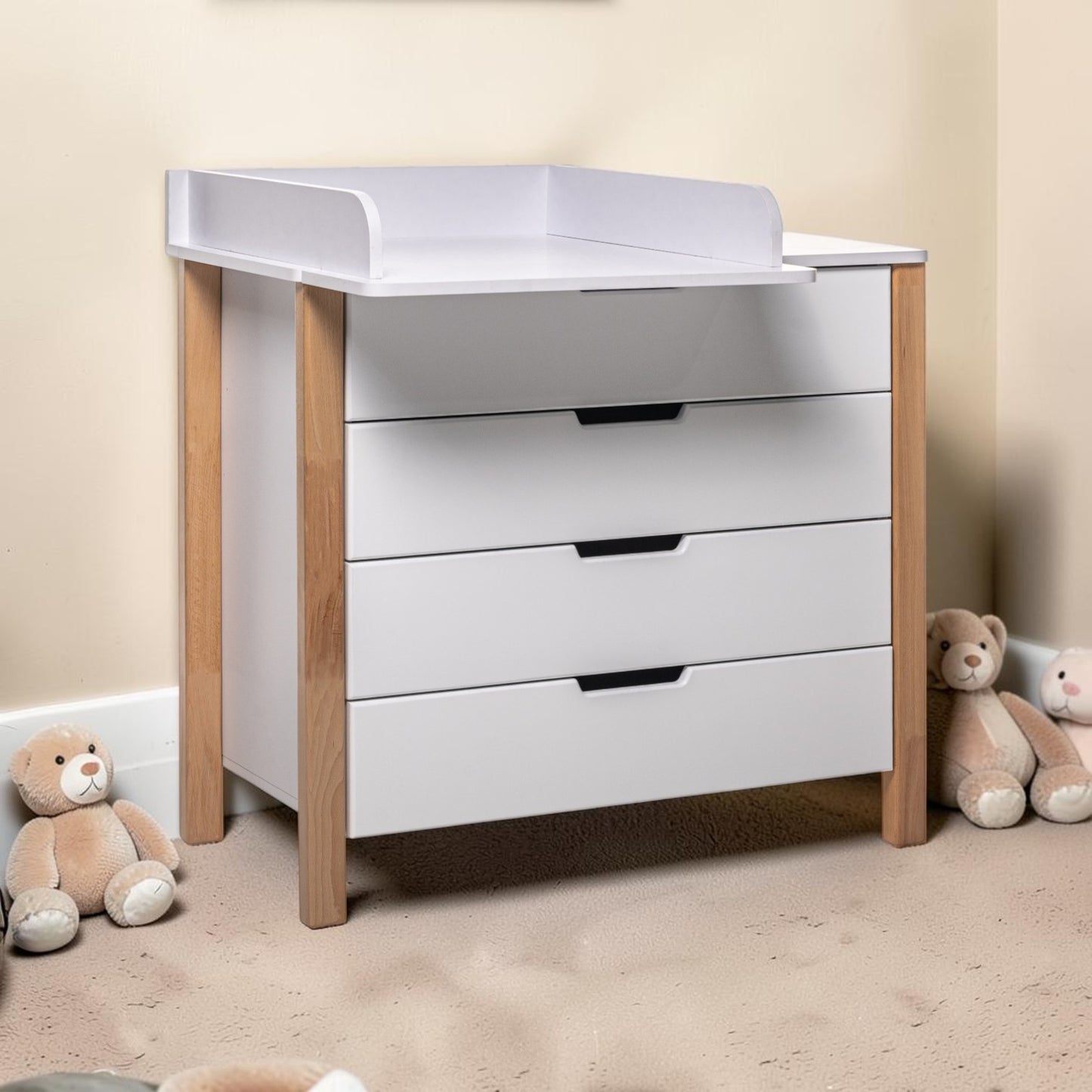 Changing Dresser ELIN - Natural/White