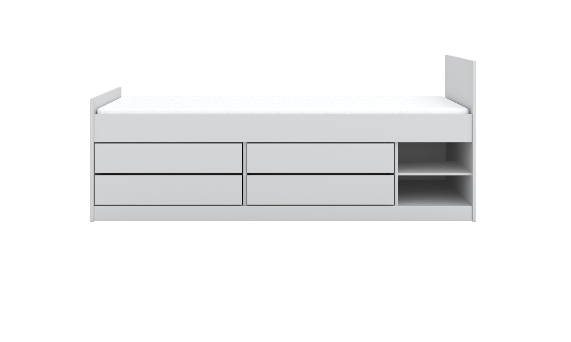 Children's Bed Leon - White