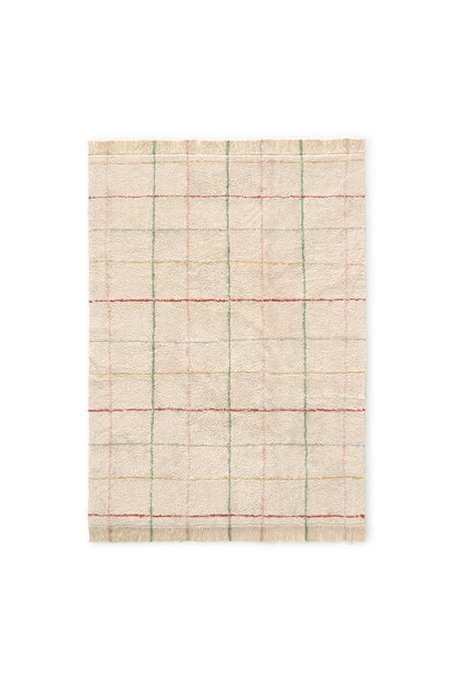 Washable Rug Colorful Lines, 90 x 130 cm