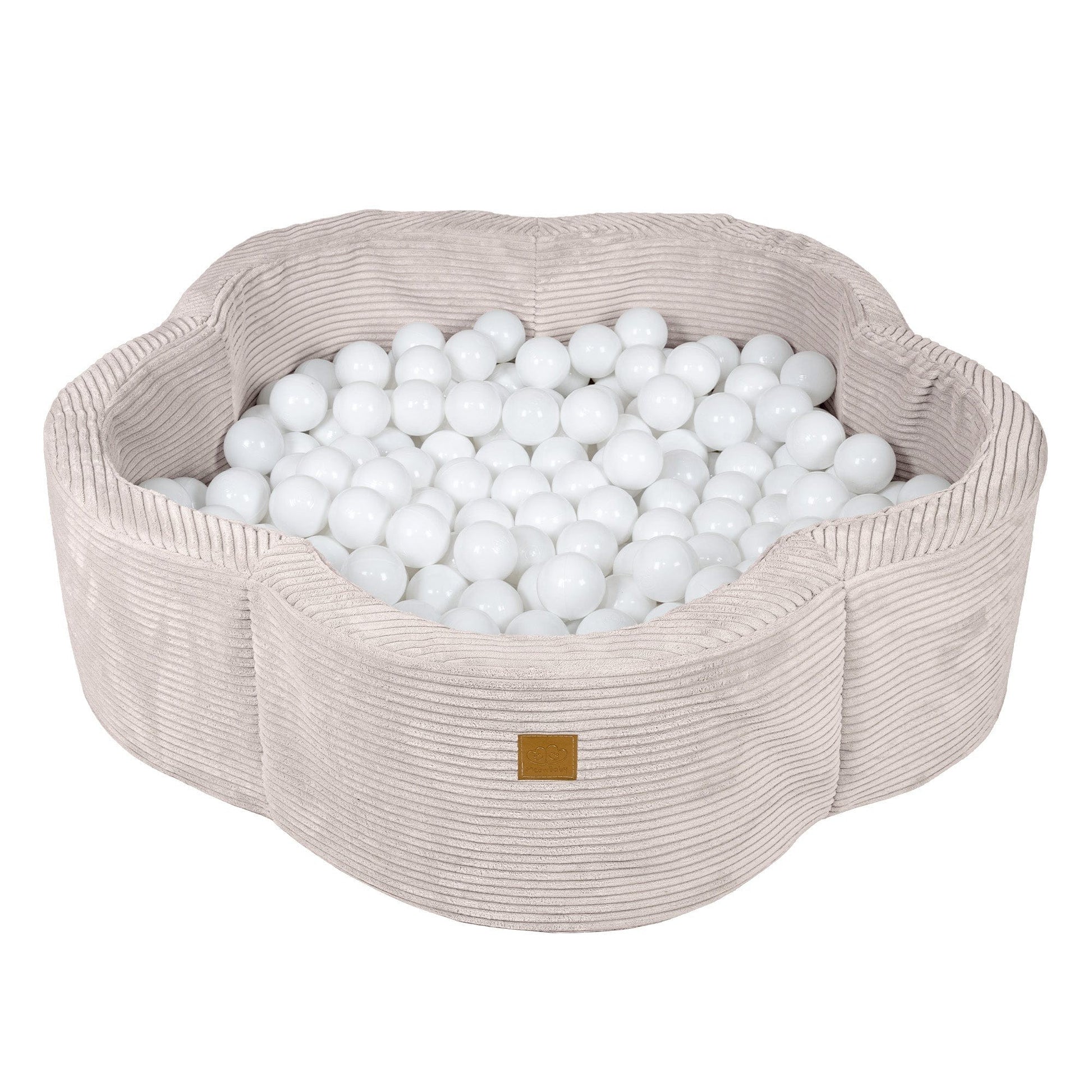 Foam Baby Ball Pit - Aesthetic Ecru Flower