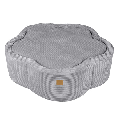 Foam Baby Ball Pit - Aesthetic Grey Flower