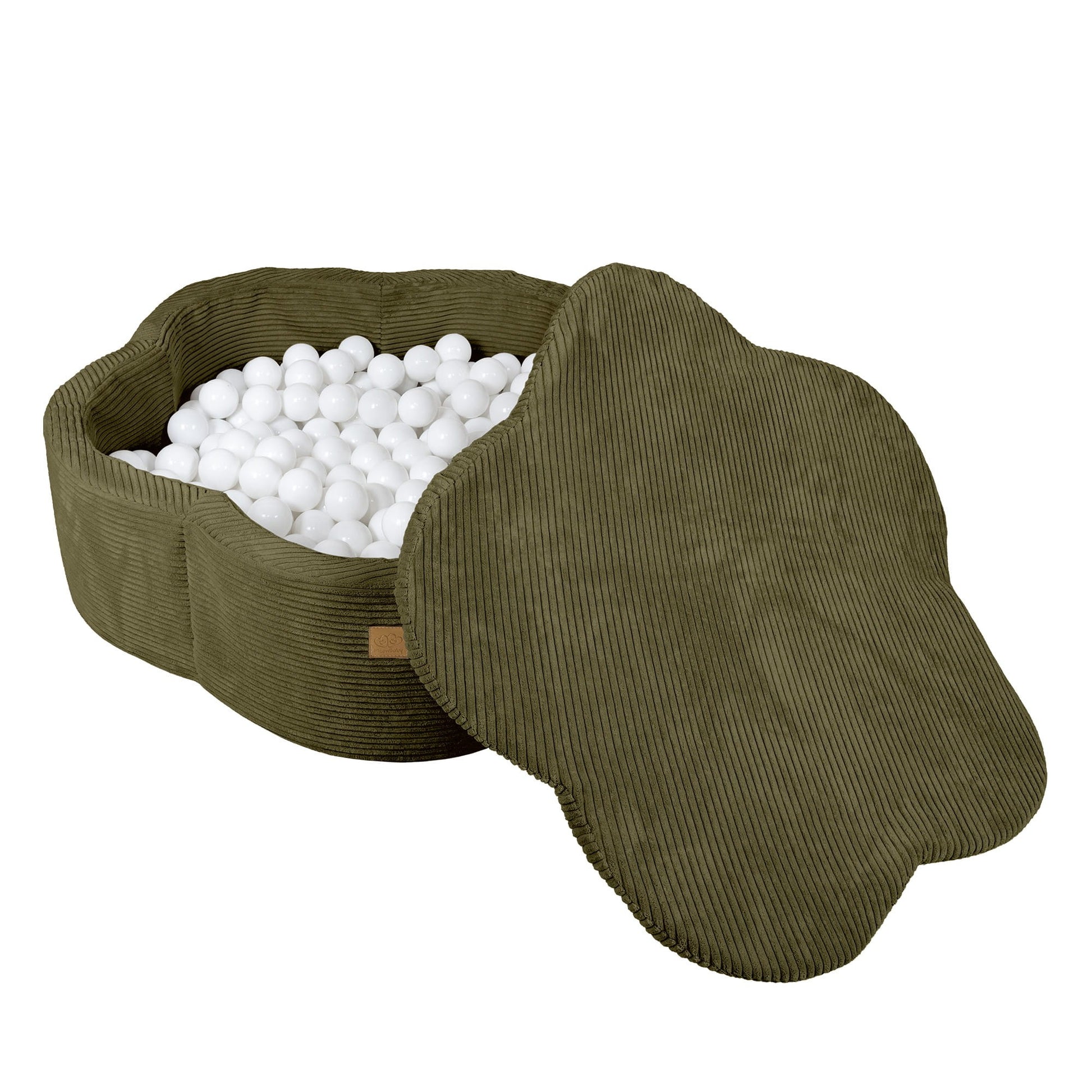 Foam Baby Ball Pit - Aesthetic Khaki Flower