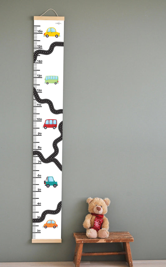 Growth Chart For Kids - Cars