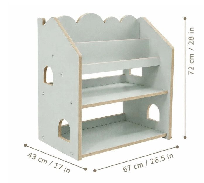 MeowBaby Montessori MDF House Bookcase - Pink