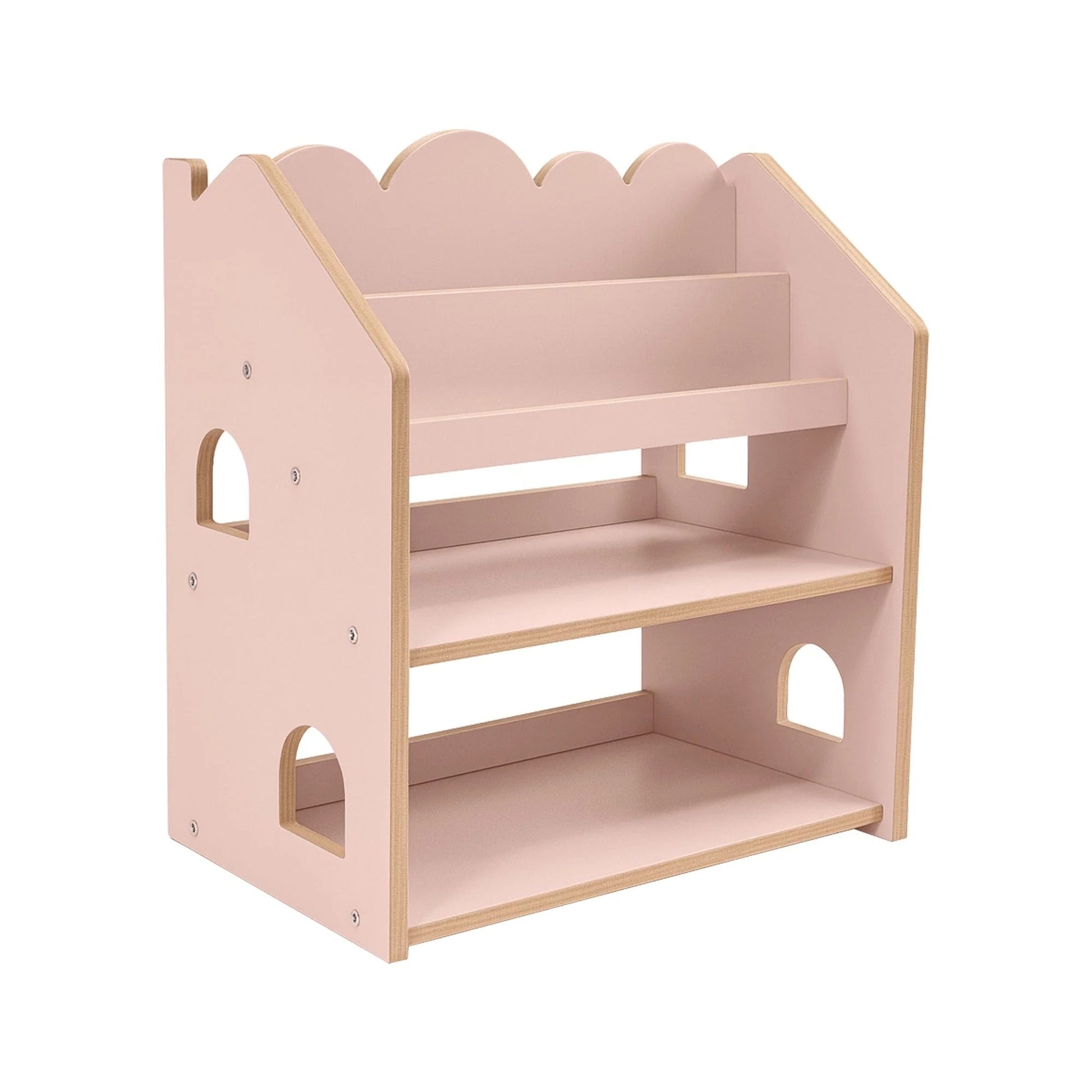MeowBaby Montessori MDF House Bookcase - Pink