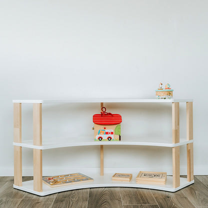 Modular Montessori Shelf Arch - 3 Shelves