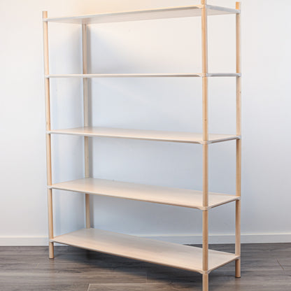 Montessori-Inspired Wooden Shelving Unit Large, 5 Shelves