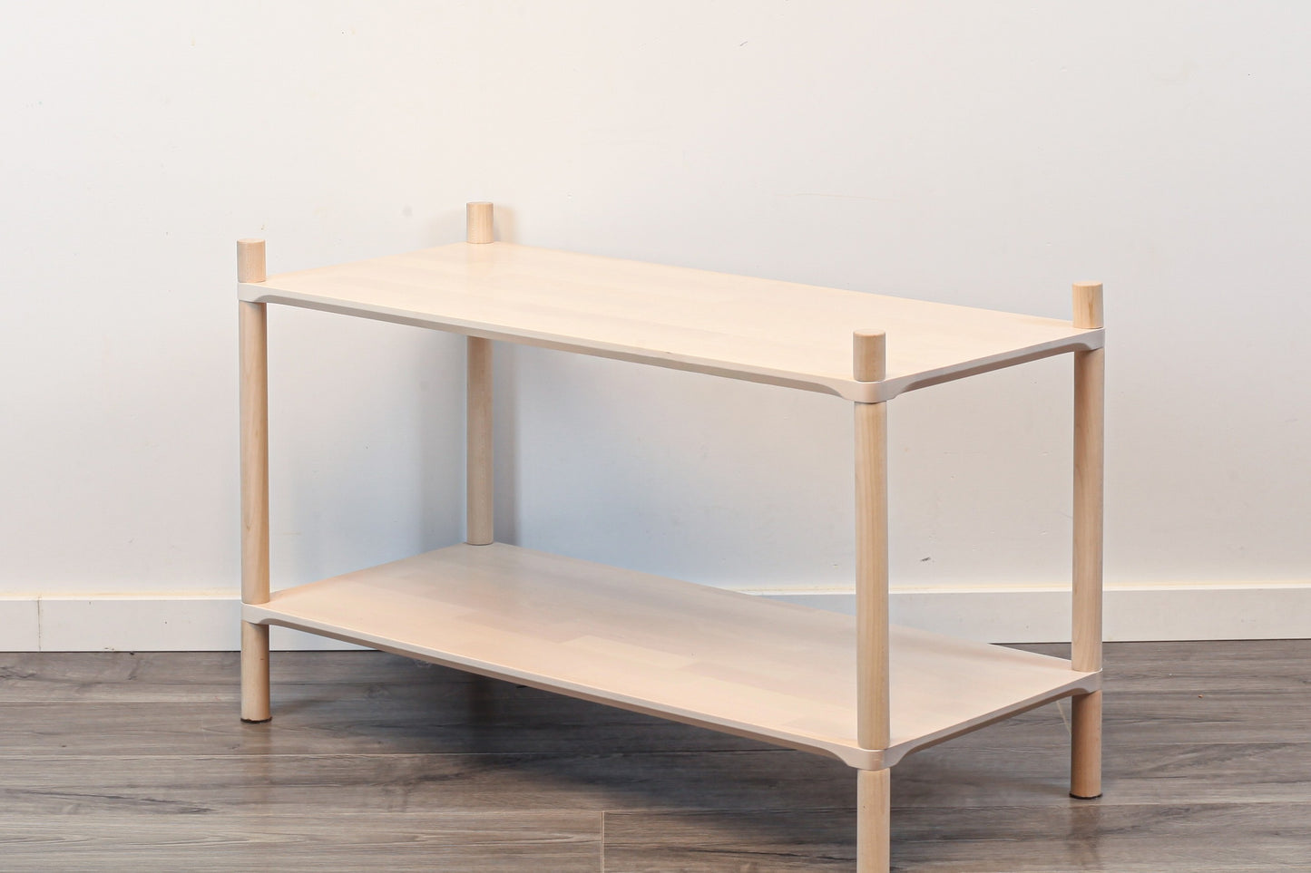 Montessori-Inspired Wooden Shelving Unit Medium, 2 Shelves