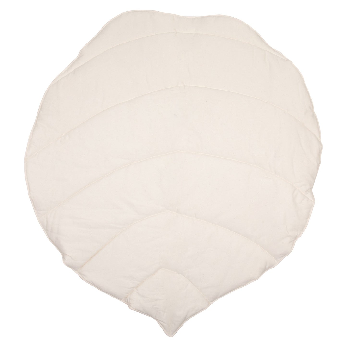 Organic Cotton and Linen Leaf Playmat - Sand