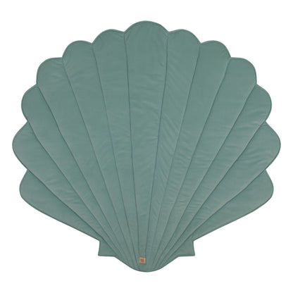 Organic Cotton and Velvet Shell Playmat - Mint