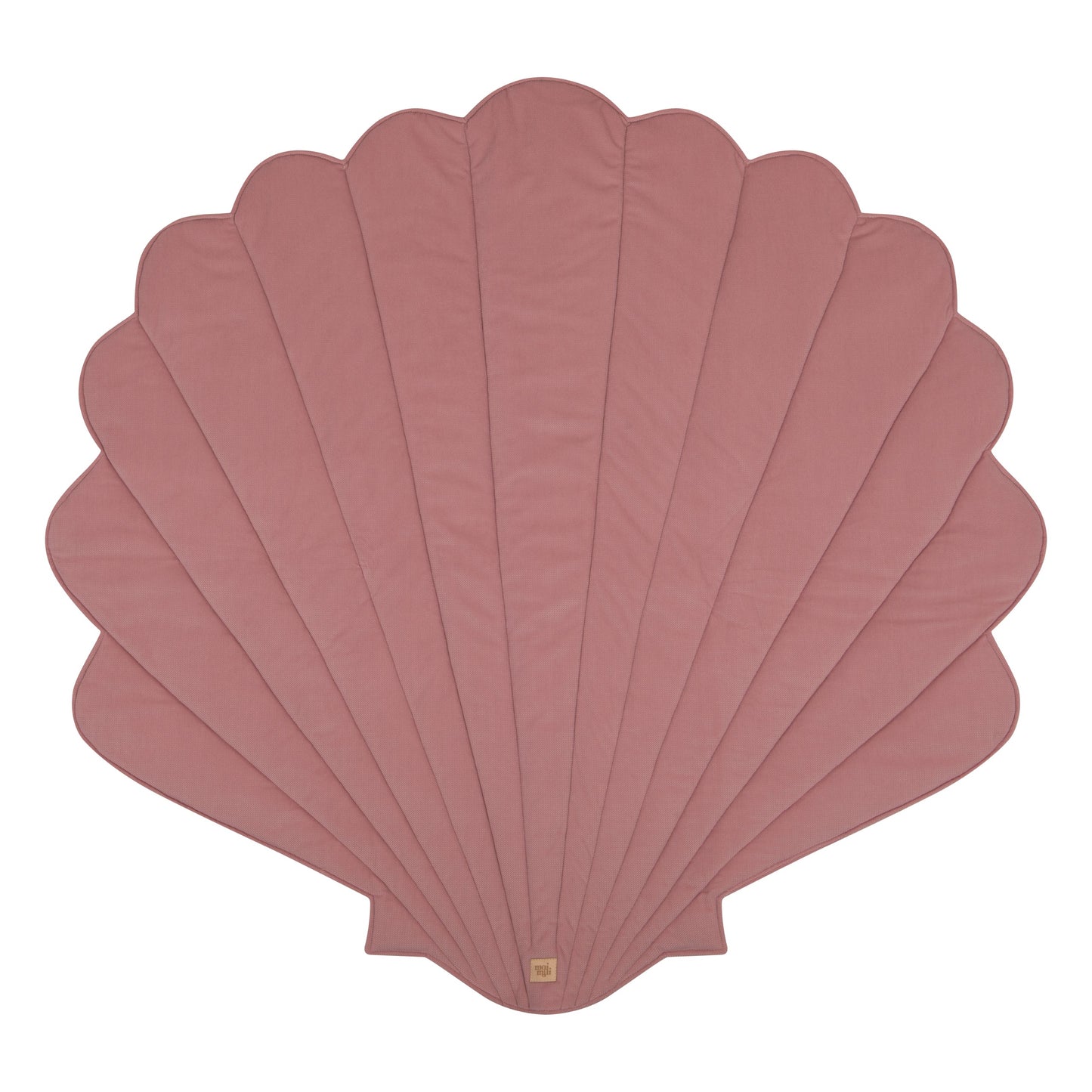Organic Cotton and Velvet Shell Playmat - Powder Pink