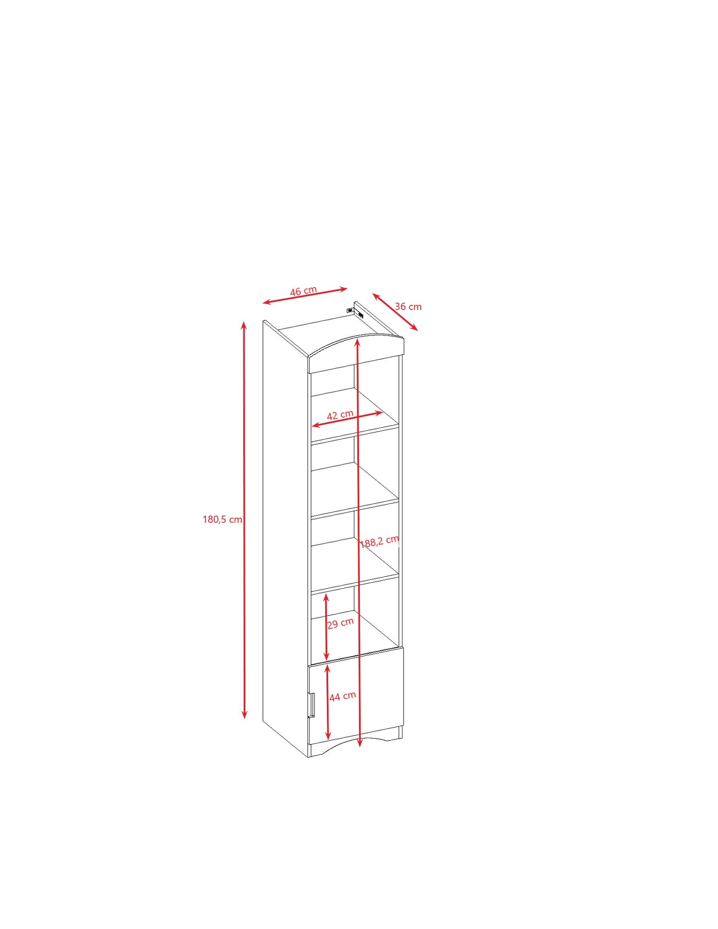 Single Bookshelf Classic
