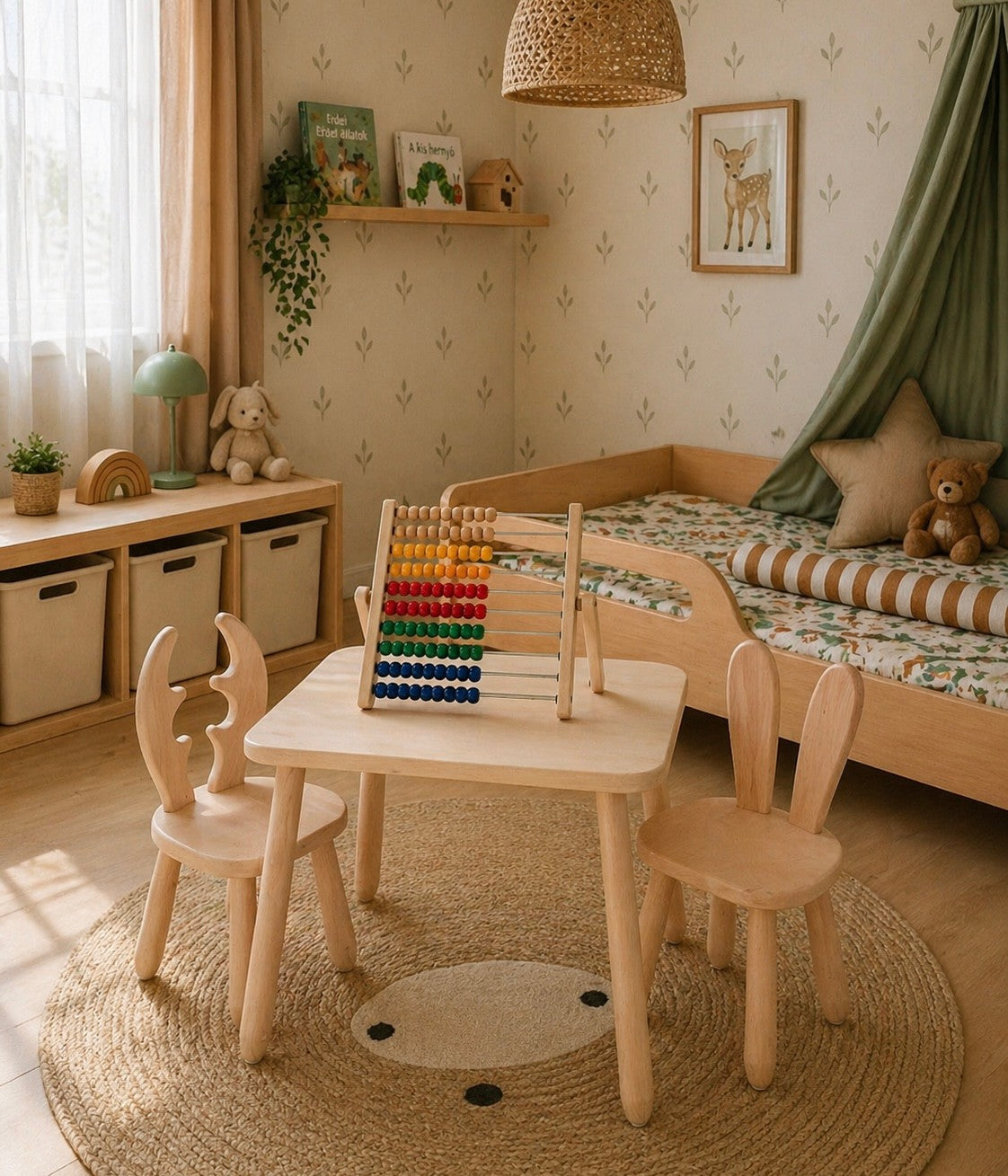 Table and 2 chair set - Wild
