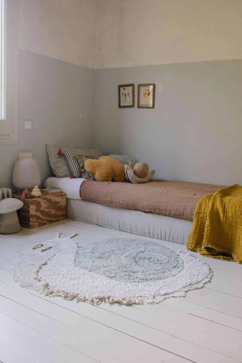 Washable Rug Snail, 90 x 130 cm