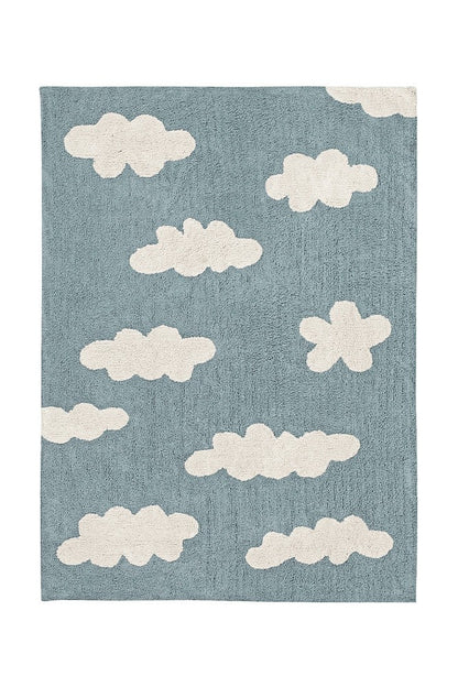 Washable Rug Clouds, 120 x 160 cm