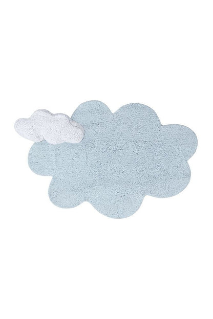 Washable Rug Puffy Dream Blue Cloud, 110 x 170 cm