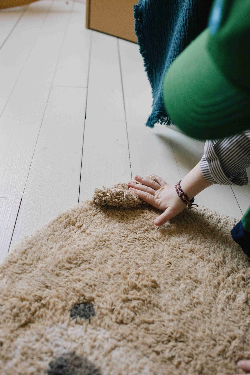 Washable Rug Teddy, 120 x 122 cm