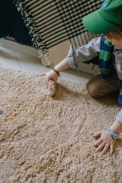 Washable Rug Teddy, 120 x 122 cm
