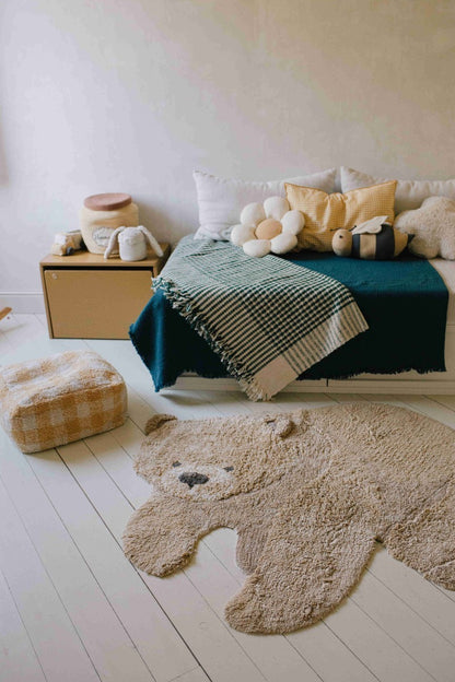 Washable Rug Teddy, 120 x 122 cm